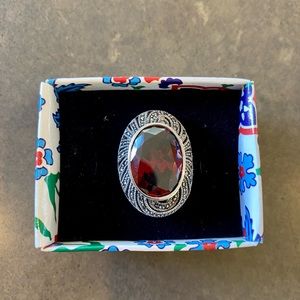Turkish Red stone ring